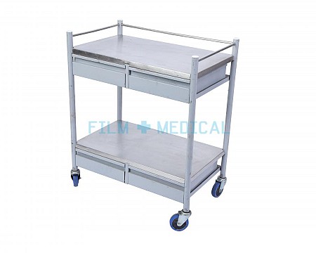 Trolley Rectangular with Drawers